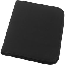 Load image into Gallery viewer, Berkely A4 zippered portfolio — Black (detail)
