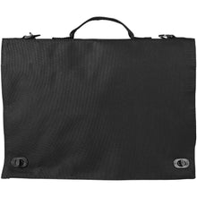 Load image into Gallery viewer, Santa Fe 2-buckle closure conference bag 6L — Black (front)