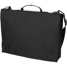 Load image into Gallery viewer, Santa Fe 2-buckle closure conference bag 6L — Black