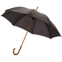 Load image into Gallery viewer, Jova 23" umbrella with wooden shaft and handle — Black