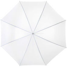 Load image into Gallery viewer, Karl 30" golf umbrella with wooden handle — White (front)