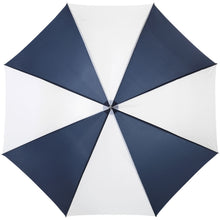 Load image into Gallery viewer, Karl 30" golf umbrella with wooden handle — Navy / White (front)