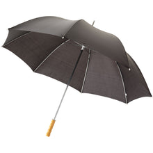 Load image into Gallery viewer, Karl 30" golf umbrella with wooden handle — Black