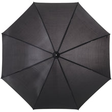 Load image into Gallery viewer, Karl 30" golf umbrella with wooden handle — Black (front)