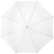 Load image into Gallery viewer, Lisa 23" auto open umbrella with wooden handle — White (front)