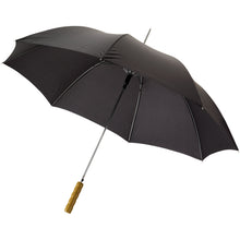 Load image into Gallery viewer, Lisa 23" auto open umbrella with wooden handle — Black