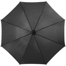 Load image into Gallery viewer, Kyle 23" auto open umbrella wooden shaft and handle — Black (front)