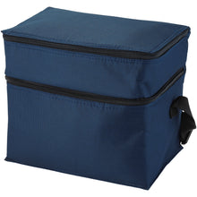 Load image into Gallery viewer, Oslo 2-zippered compartments cooler bag 13L — Navy (detail)