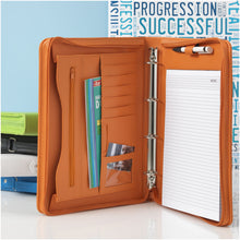 Load image into Gallery viewer, Ebony A4 briefcase portfolio — lifestyle