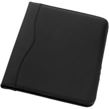 Load image into Gallery viewer, Ebony A4 portfolio — Black (detail)