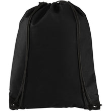 Load image into Gallery viewer, Evergreen non-woven drawstring bag 5L — Black (front)