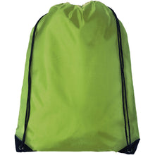 Load image into Gallery viewer, Oriole premium drawstring bag 5L — Lime (front)