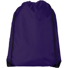 Load image into Gallery viewer, Oriole premium drawstring bag 5L — Dark purple (front)