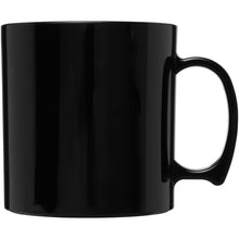 Load image into Gallery viewer, Standard 300 ml plastic mug — Black (front)