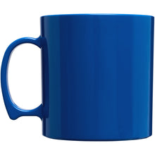Load image into Gallery viewer, Standard 300 ml plastic mug — Blue (back)