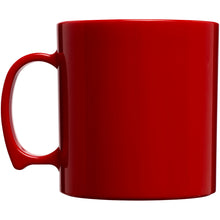 Load image into Gallery viewer, Standard 300 ml plastic mug — Red (back)