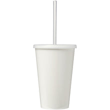 Load image into Gallery viewer, Brite-Americano® 350 ml double-walled stadium cup — White (front)