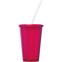 Load image into Gallery viewer, Stadium 350 ml double-walled cup — Magenta (front)