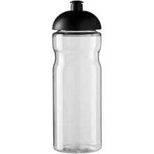 Load image into Gallery viewer, H2O Active® Base 650 ml dome lid sport bottle — Transparent / Black (front)