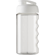 Load image into Gallery viewer, H2O Active® Bop 500 ml flip lid sport bottle — Transparent / White (front)