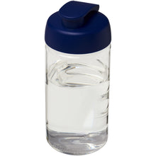 Load image into Gallery viewer, H2O Active® Bop 500 ml flip lid sport bottle — Transparent / Blue