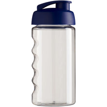 Load image into Gallery viewer, H2O Active® Bop 500 ml flip lid sport bottle — Transparent / Blue (back)