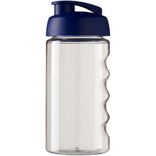Load image into Gallery viewer, H2O Active® Bop 500 ml flip lid sport bottle — Transparent / Blue (front)
