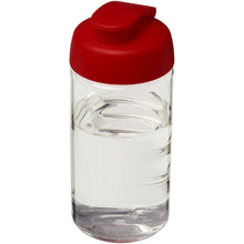 Load image into Gallery viewer, H2O Active® Bop 500 ml flip lid sport bottle — Transparent / Red