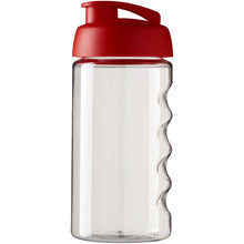 Load image into Gallery viewer, H2O Active® Bop 500 ml flip lid sport bottle — Transparent / Red (front)