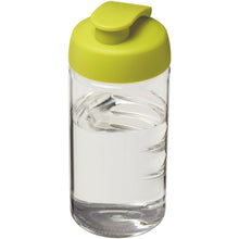 Load image into Gallery viewer, H2O Active® Bop 500 ml flip lid sport bottle — Transparent / Lime