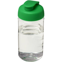 Load image into Gallery viewer, H2O Active® Bop 500 ml flip lid sport bottle — Transparent / Green