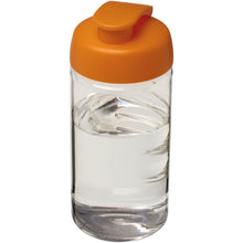 Load image into Gallery viewer, H2O Active® Bop 500 ml flip lid sport bottle — Transparent / Orange