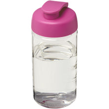 Load image into Gallery viewer, H2O Active® Bop 500 ml flip lid sport bottle — Transparent / Pink