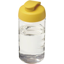 Load image into Gallery viewer, H2O Active® Bop 500 ml flip lid sport bottle — Transparent / Yellow