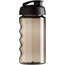 Load image into Gallery viewer, H2O Active® Bop 500 ml flip lid sport bottle — Charcoal / Black (back)