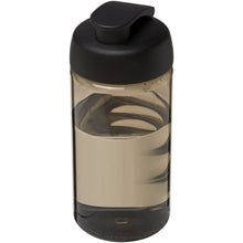 Load image into Gallery viewer, H2O Active® Bop 500 ml flip lid sport bottle — Charcoal / Black