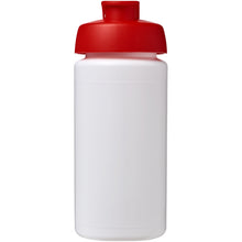 Load image into Gallery viewer, Baseline® Plus grip 500 ml flip lid sport bottle — White / Red (front)