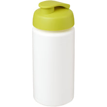 Load image into Gallery viewer, Baseline® Plus grip 500 ml flip lid sport bottle — White / Lime