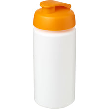 Load image into Gallery viewer, Baseline® Plus grip 500 ml flip lid sport bottle — White / Orange
