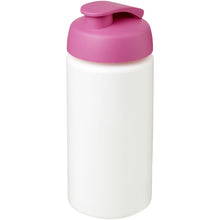 Load image into Gallery viewer, Baseline® Plus grip 500 ml flip lid sport bottle — White / Pink
