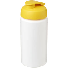 Load image into Gallery viewer, Baseline® Plus grip 500 ml flip lid sport bottle — White / Yellow