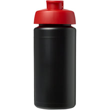 Load image into Gallery viewer, Baseline® Plus grip 500 ml flip lid sport bottle — Black / Red (front)