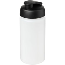 Load image into Gallery viewer, Baseline® Plus grip 500 ml flip lid sport bottle — Transparent / Black