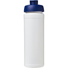 Load image into Gallery viewer, Baseline® Plus grip 750 ml flip lid sport bottle — White / Blue (front)