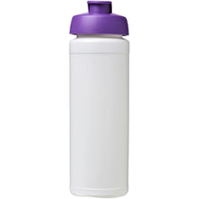 Load image into Gallery viewer, Baseline® Plus grip 750 ml flip lid sport bottle — White / Purple (front)