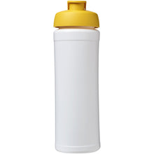 Load image into Gallery viewer, Baseline® Plus grip 750 ml flip lid sport bottle — White / Yellow (front)
