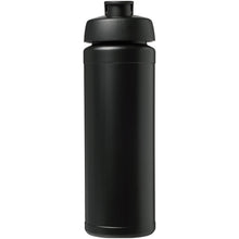 Load image into Gallery viewer, Baseline® Plus grip 750 ml flip lid sport bottle — Black (front)