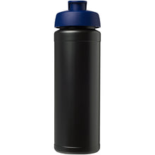 Load image into Gallery viewer, Baseline® Plus grip 750 ml flip lid sport bottle — Black / Blue (front)