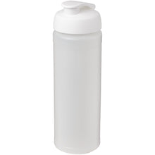 Load image into Gallery viewer, Baseline® Plus grip 750 ml flip lid sport bottle — Transparent / White