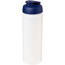 Load image into Gallery viewer, Baseline® Plus grip 750 ml flip lid sport bottle — Transparent / Blue